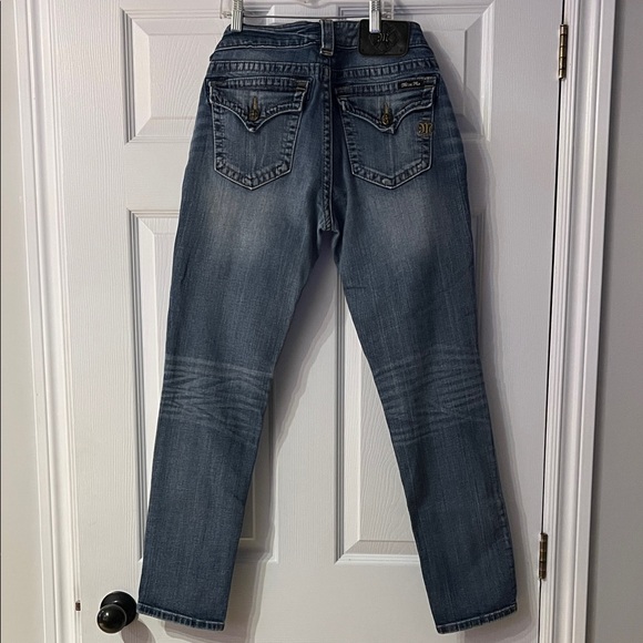 Miss Me Classic Blue mid-rise Skinny Jeans - Picture 3 of 5